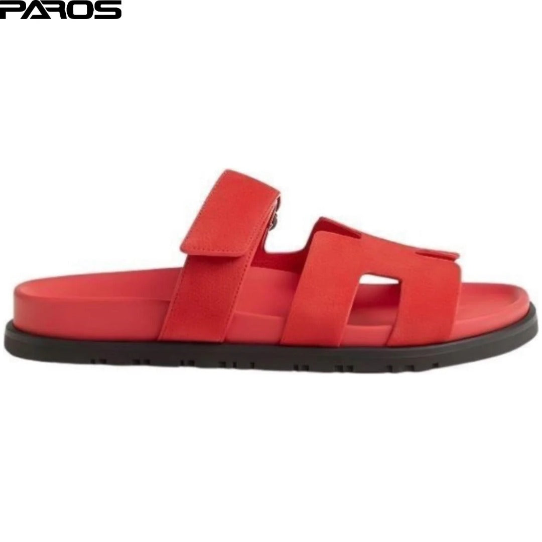Hermès Chypre Sandal 'Rose Vermillon'