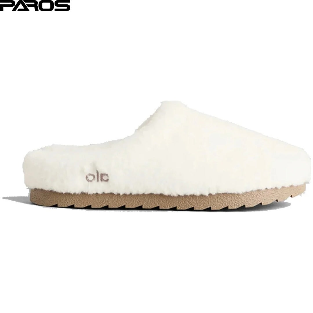 Alo Sherpa Recovery Slipper 'Ivory'