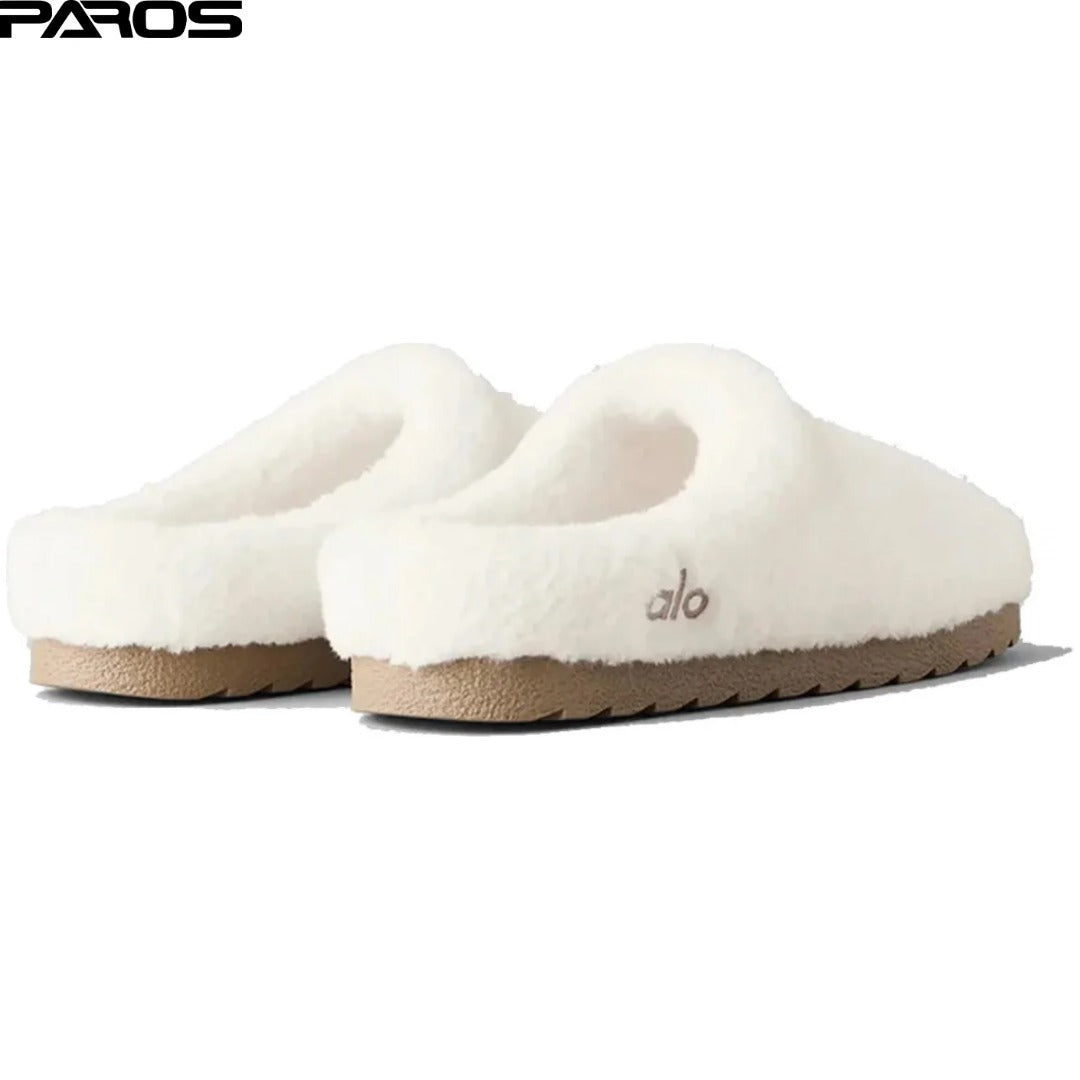Alo Sherpa Recovery Slipper 'Ivory'
