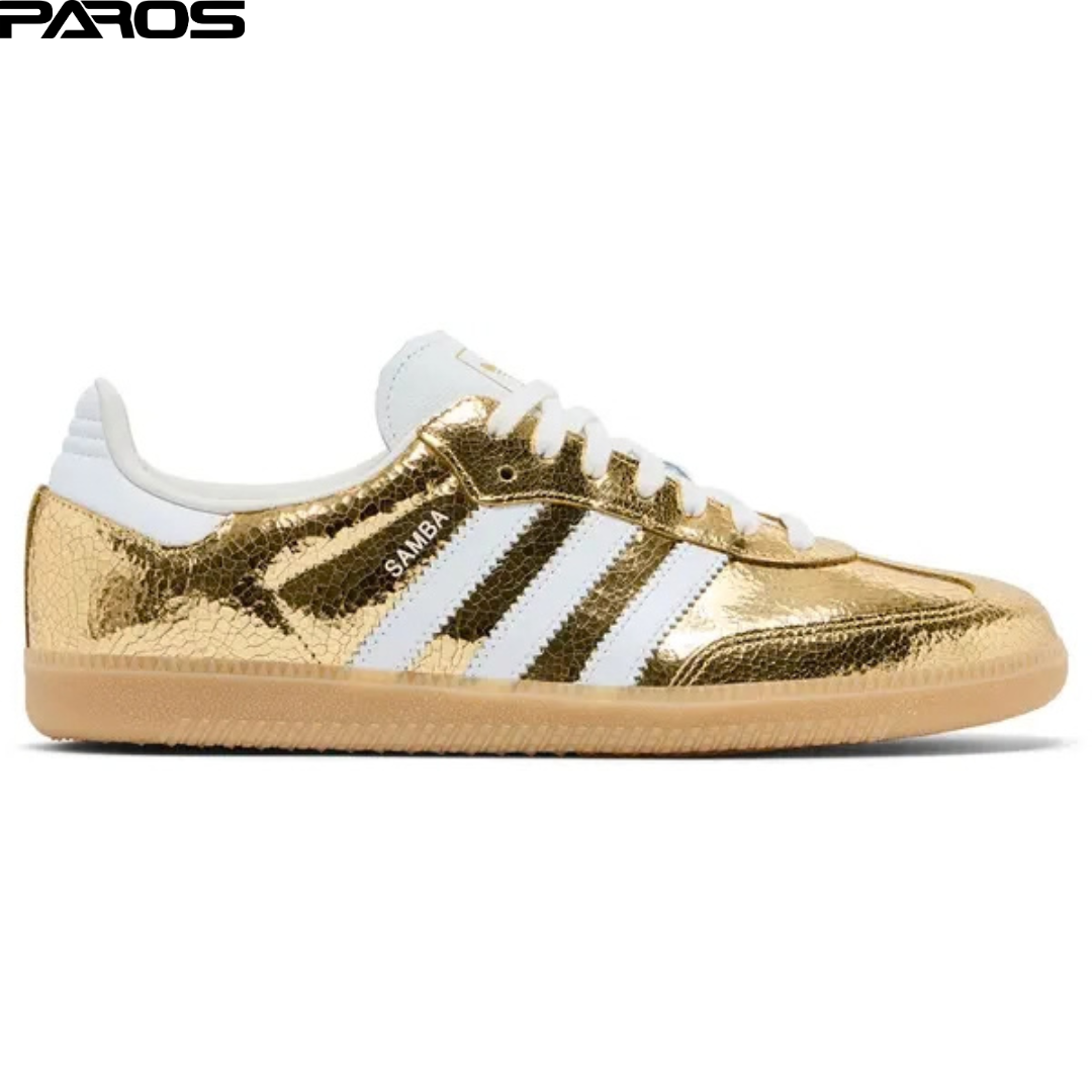 Adidas Samba OG 'Cracked Metallic Pack - Gold'
