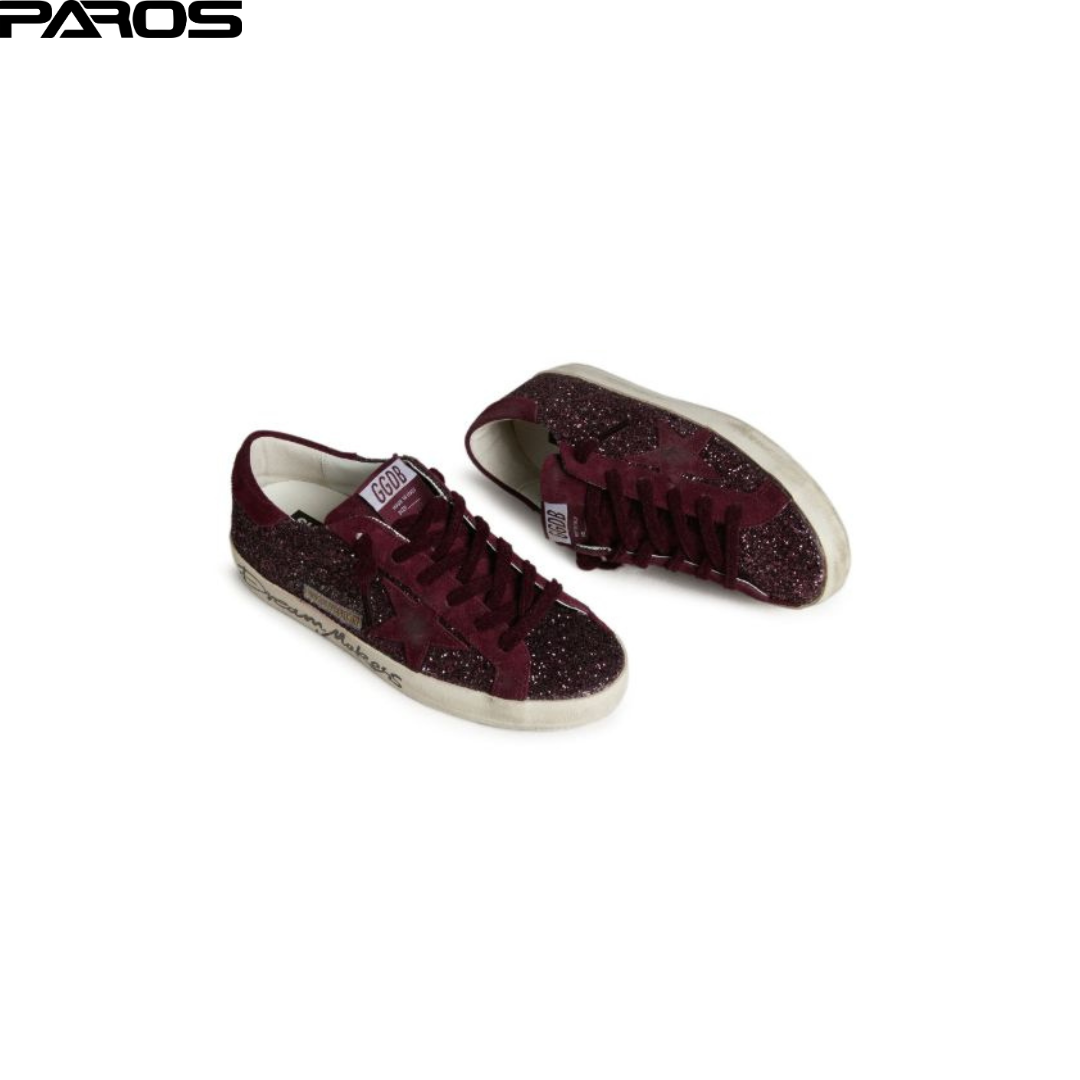 Golden Goose Super-Star 'Dark Red'