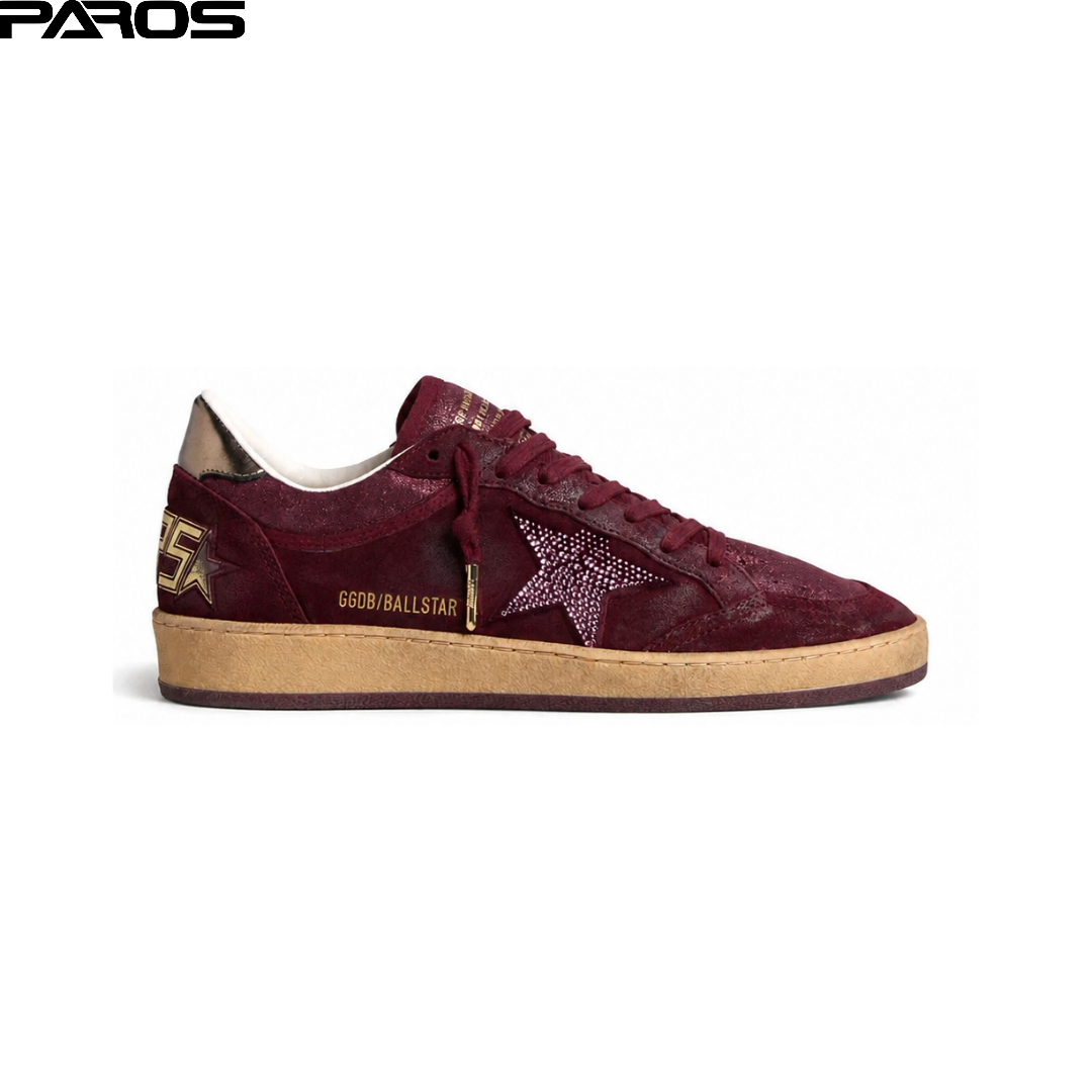 Golden Goose Ball Star 'Burgundy Crystal Star'