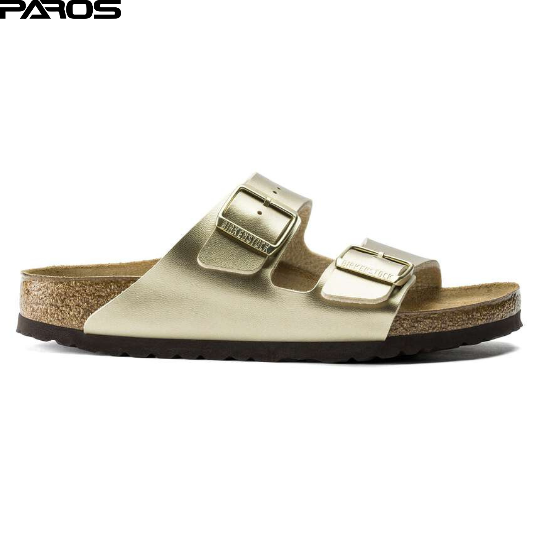 Birkenstock Arizona buckled 'Gold'