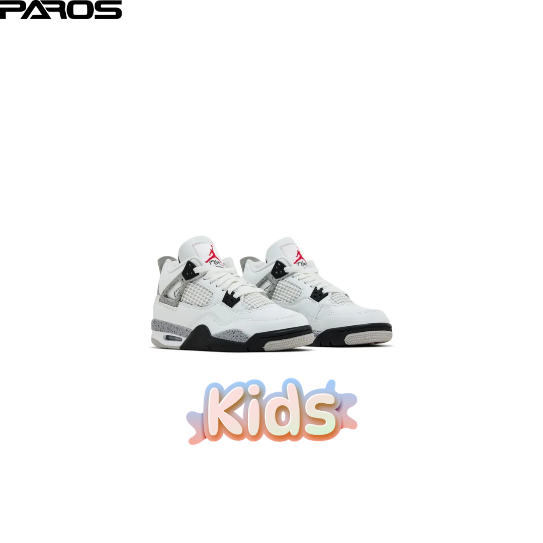 Air Jordan 4 Retro OG GS 'White Cement'