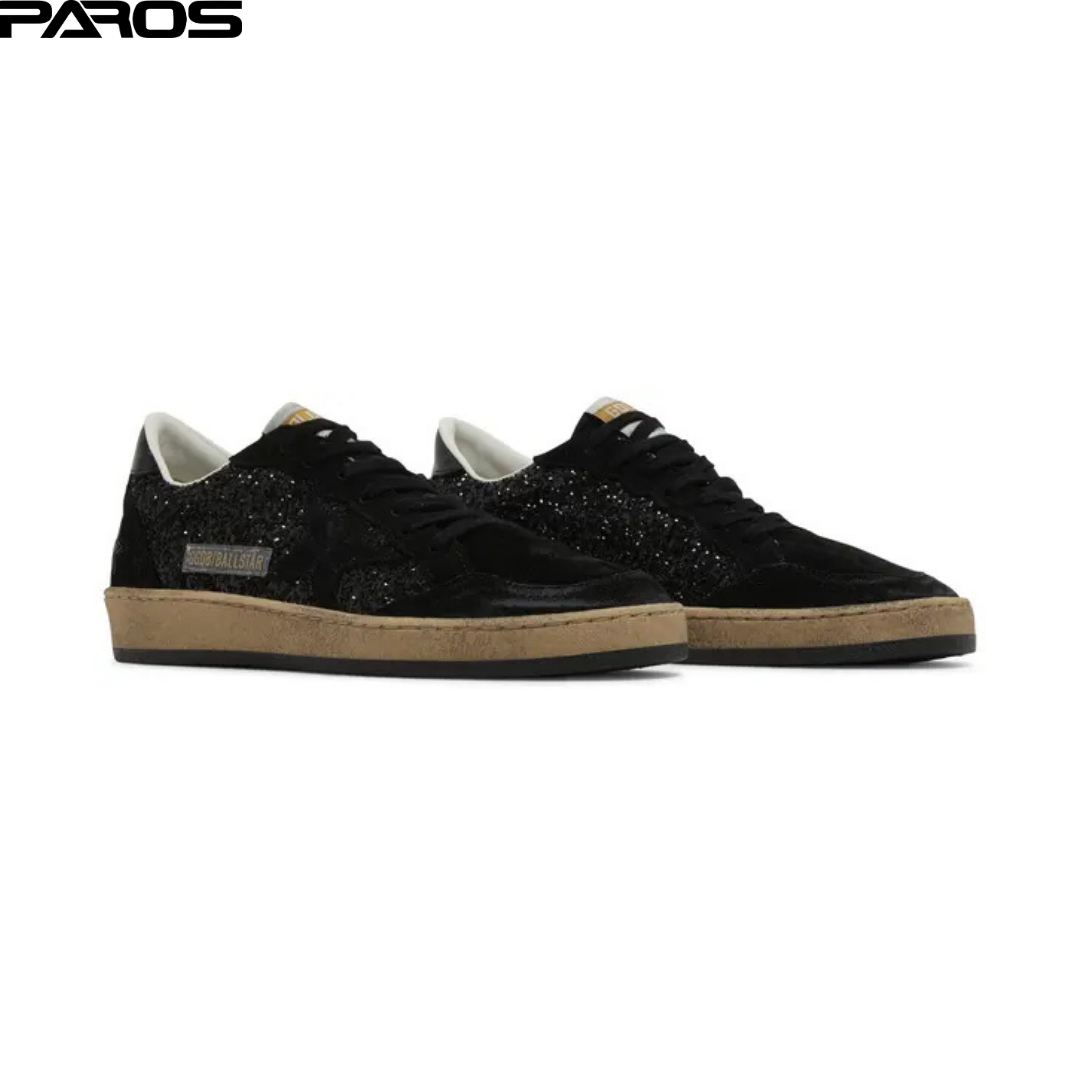 Golden Goose Ball Star 'Black Glitter'
