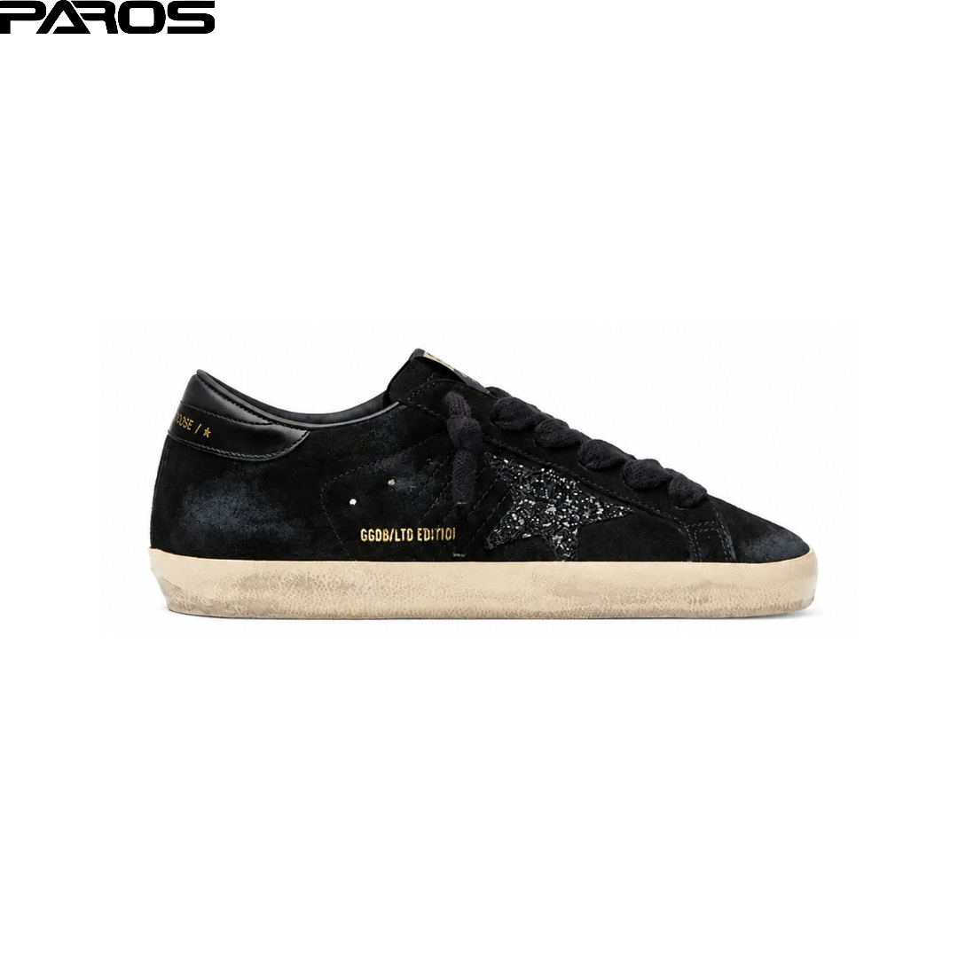 Golden Goose Super-Star LTD 'Black Glitter'