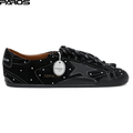 Golden Goose True-Star in black suede with Swarovski crystals and black leather star