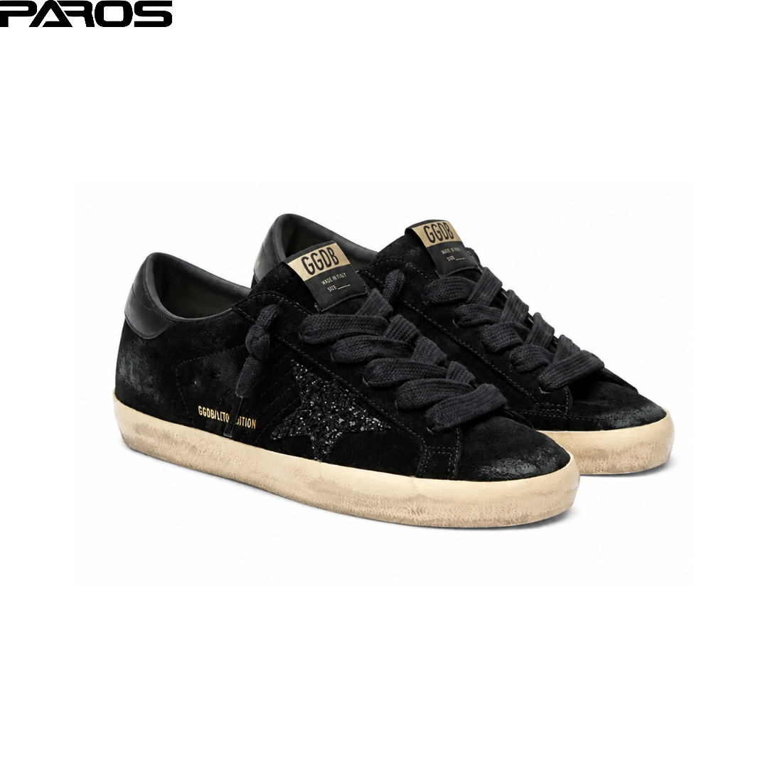 Golden Goose Super-Star LTD 'Black Glitter'