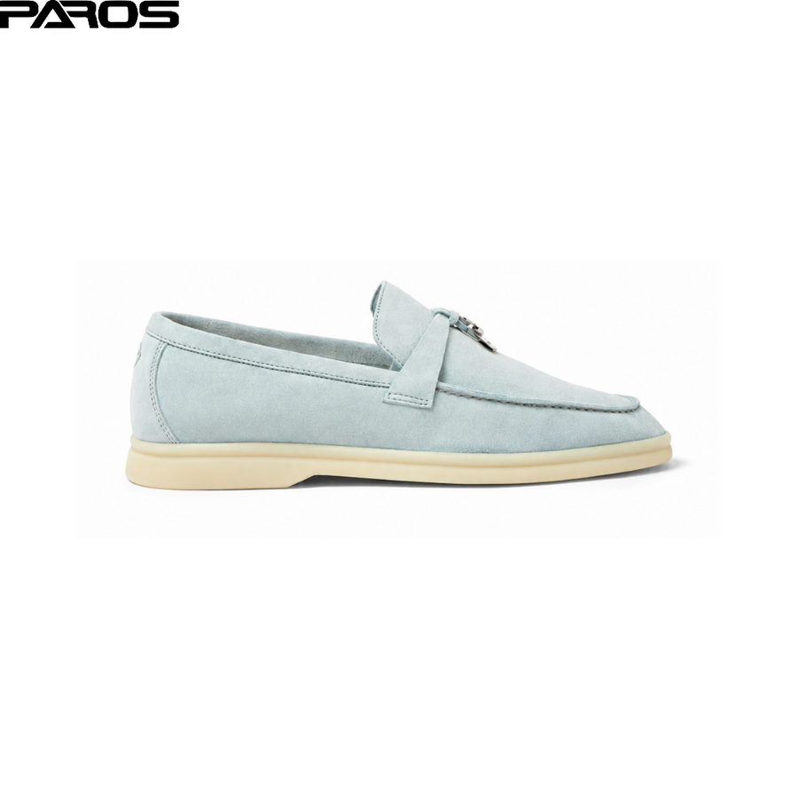 Loro Piana Summer Charms Walk Loafer – Suede 'Spring Waterfall Melange'