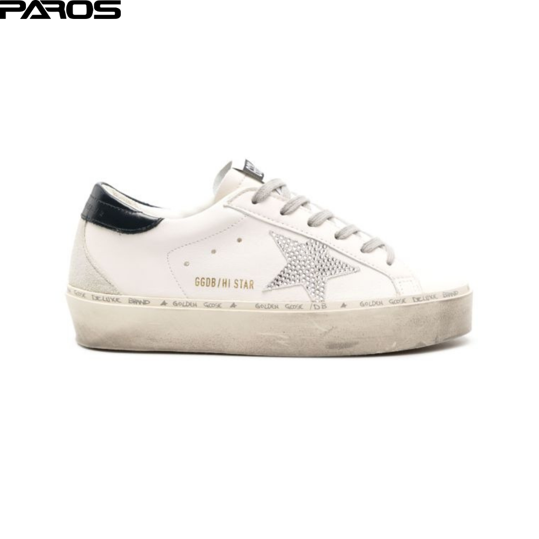 Golden Goose Hi Star 'White Crystal'
